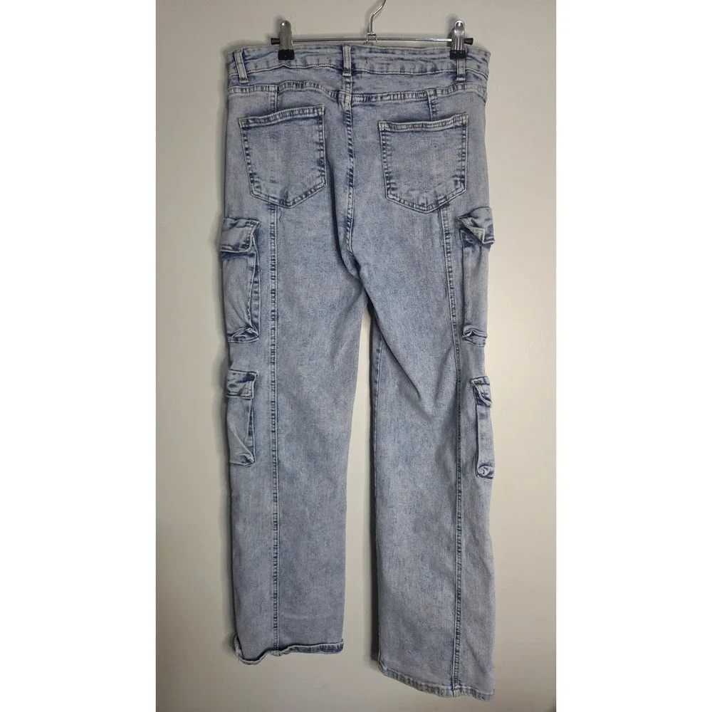 Between Us Multi Pocket Cargo 90s Skater‎ Grunge Punk Vibe Size 15
